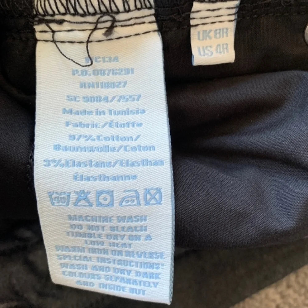 💫2 for $40 💫 Boden Metallic Skinny Jeans Women's size 5 Sparkly Black - Picture 8 of 12